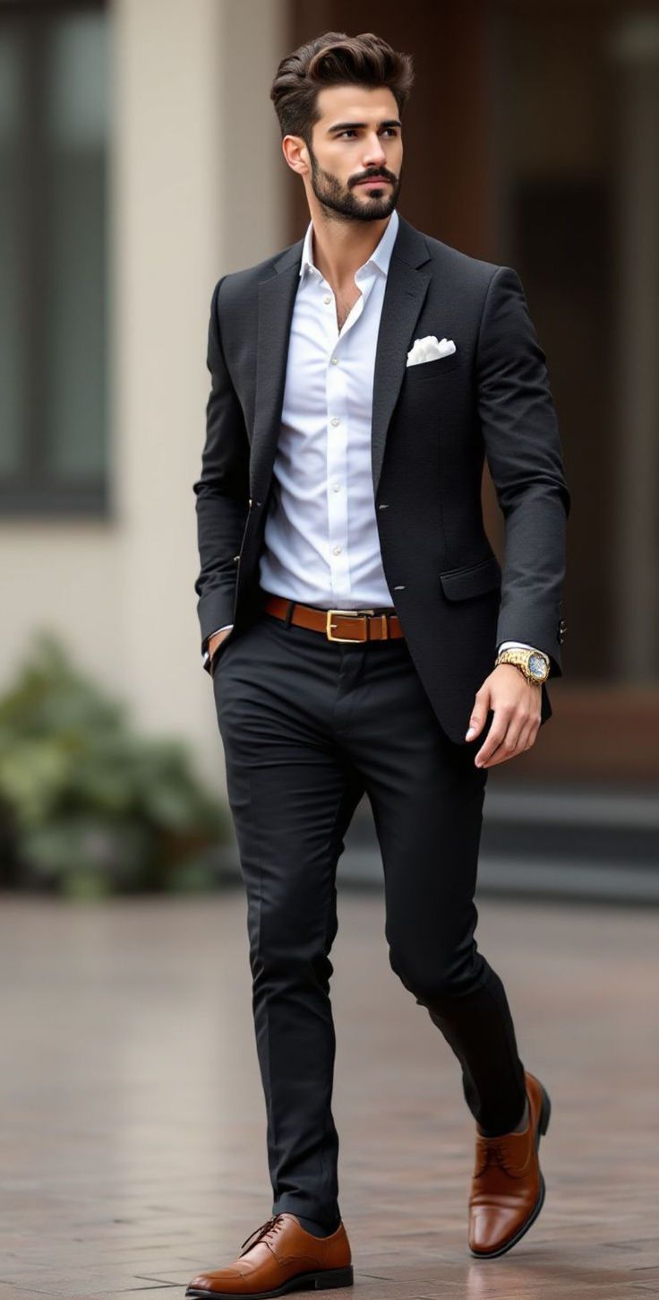 one man with formal